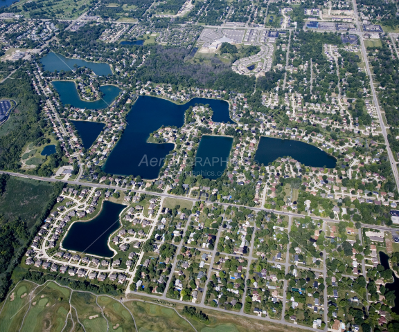 Emerald Lakes Subdivision in Oakland County, Michigan